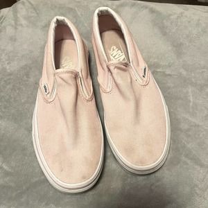 Vans Pink Slip On Slide On Sneakers Women's 9 Men's 7.5